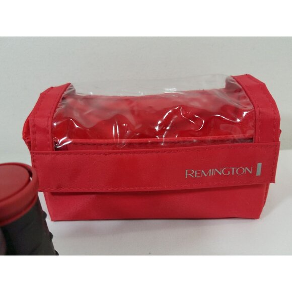 Remington Hot Rollers Curlers Travel Set 10 Red Black Compact WORKS H-1015 - Picture 4 of 8